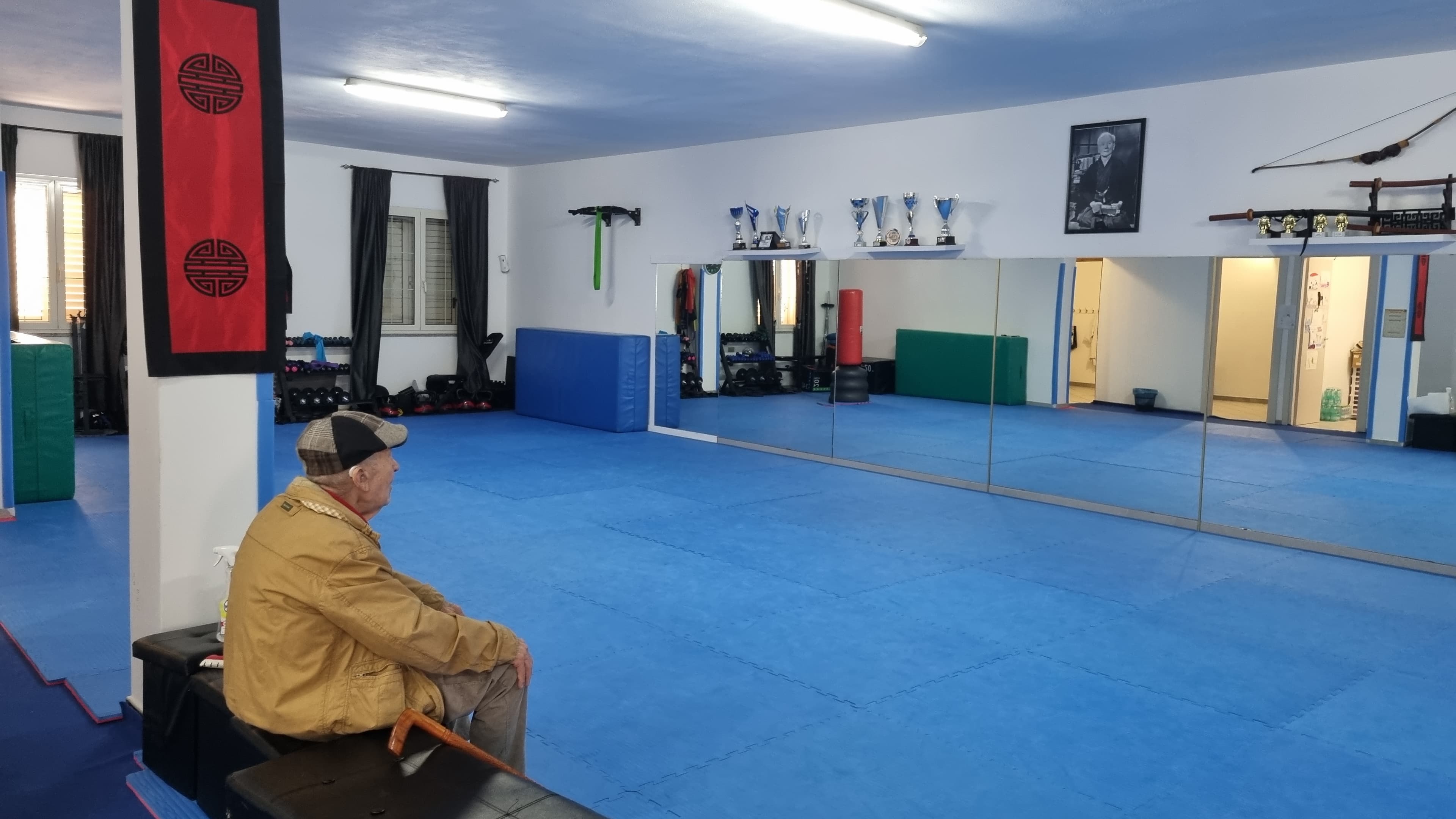 La palestra Sandalia Karate a Ozieri